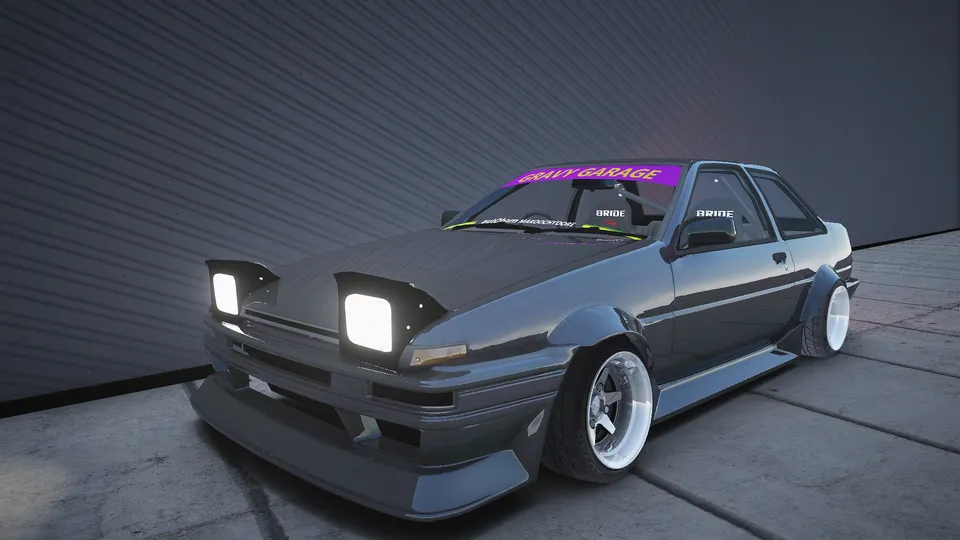 Toyota AE86 Gravy Garage (Readie)
